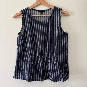 Banana Republic Striped Sleeveless Top